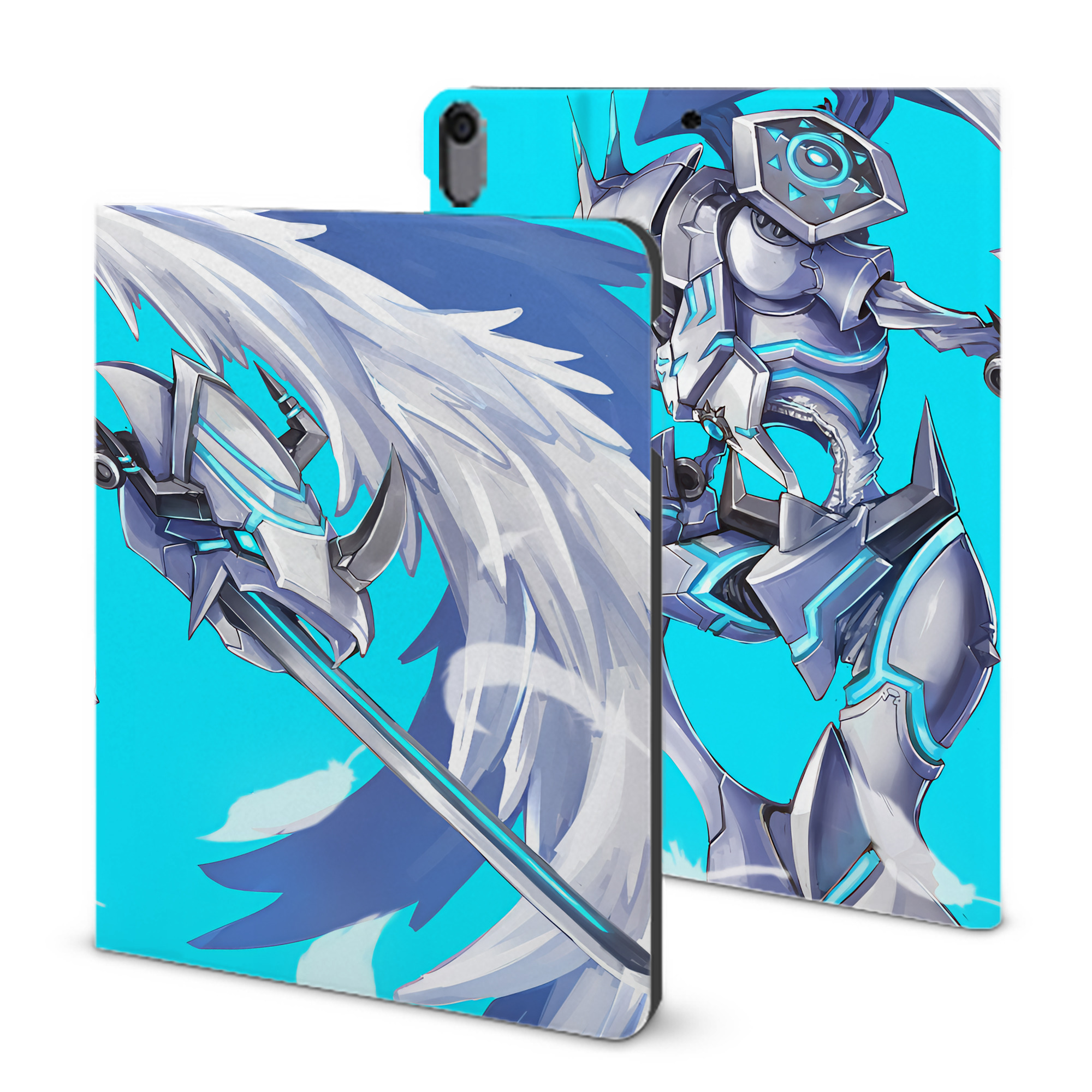（画像用） Digimon デジタルモンスター/デジモン IPad ケース ブック型 PUレザー TPU 耐衝撃 軽量 薄型 ペン収納なし 全面保護 IPad 各モデル対応